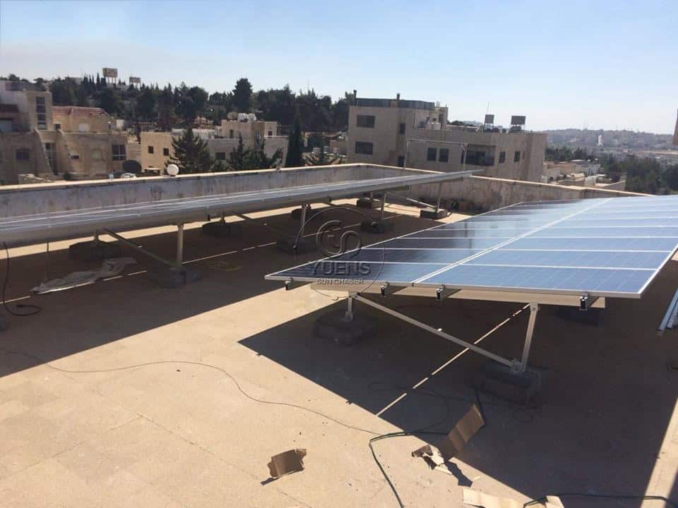 Yuens’ GP-2C Ground Mounting System Powers Solar Project In Jordan - Yuens